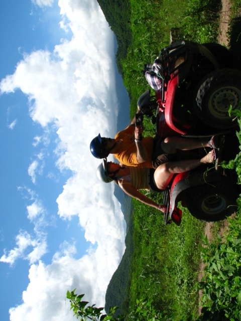 En quad en pareja